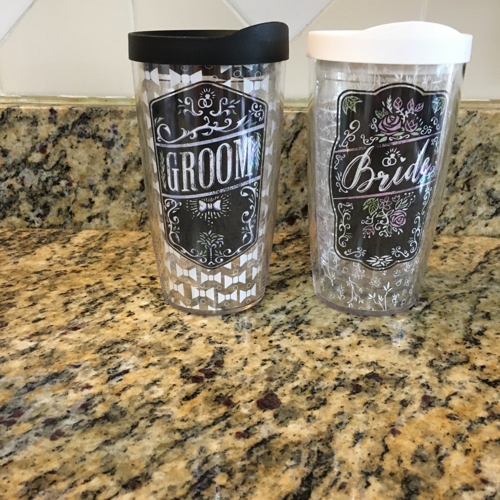 Tervis bride and groom 16oz tumblers (set)